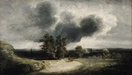 Landschaft am Stadtrand von Paris